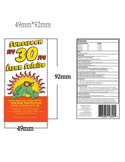 58331 030 01 Spf30 Sunscreen 2013rev 1234010